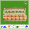 Disposable Biodegradable Agricultural Packaging Bagasse Pulp Molded Fiber Egg Packaging Tray